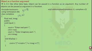 10. Object as a Function Argument