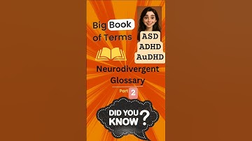 2. Late Diagnosed AuDHD Glossary: Neurodivergent Terms You Need to Know #audhder #adhd #autism
