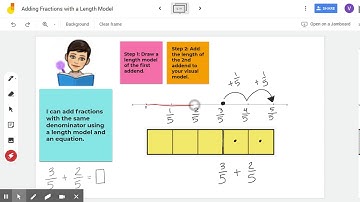 4.NF.3 - Adding Fractions with Like Denominators Using a Length Model