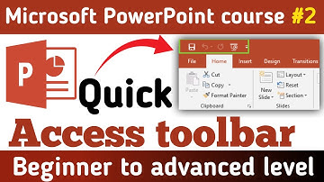 How to customize quick access toolbar in Microsoft powerpoint | Part 2 Hindi | diversity tech hub