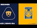 Resumen y Goles | Pumas vs Tigres | Liga BBVA MX | Apertura 2023 - Semifinal IDA