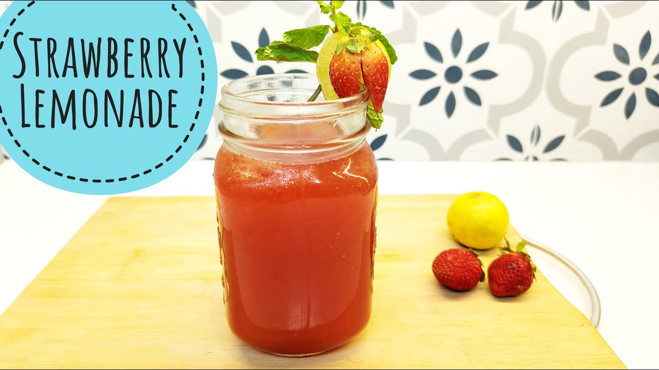 Strawberry Lemonade in MalayalamStrawberry JuiceLemonadeSummer