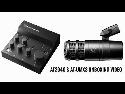 unboxing AUDIO TECHNICA AT2040 & AT-UMX3 - YouTube