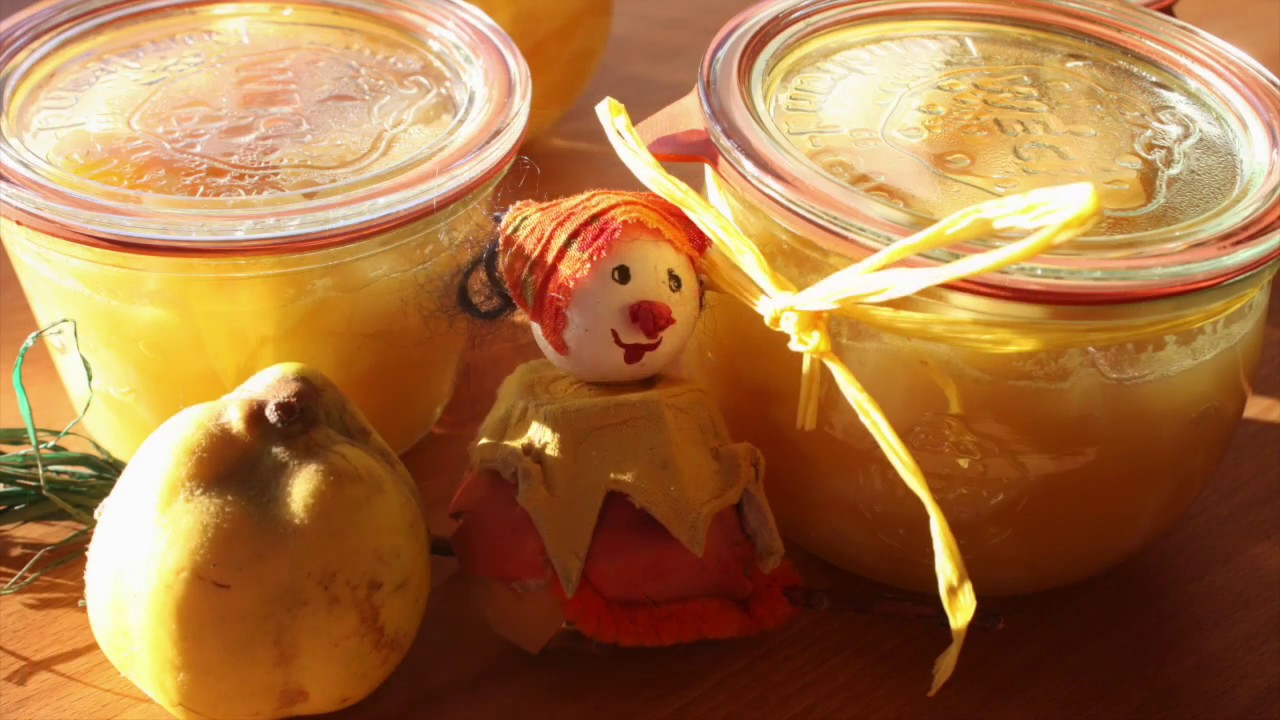 Grandma´s Quince Compote - Quittenkompott meiner Oma - компот из айвы по рецепту моей бабушки