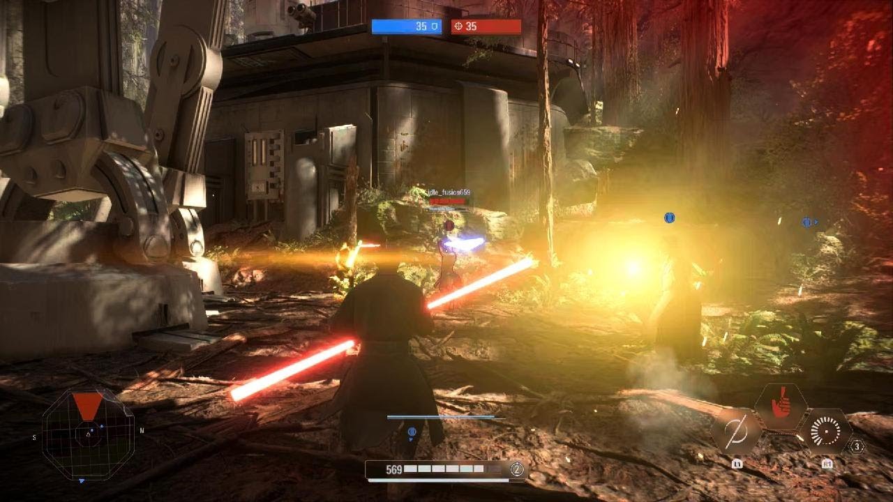Maul destroys the light on Endor