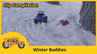 Zerby Derby |❄| WINTER BUDDIES || New Episodes | Zerby Derby Special | Kids Cars