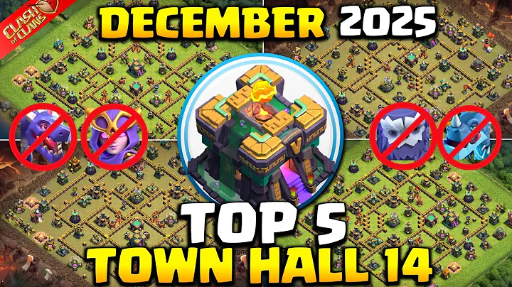 TOP 5! NEW BEST Town Hall 14 (TH14) Base Layout + Link 2025 | TH14 War/Trophy Base | Clash of Clans 