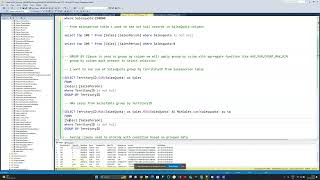 9.SQL Server Clauses- SELECT | WHERE | GROUP BY | HAVING