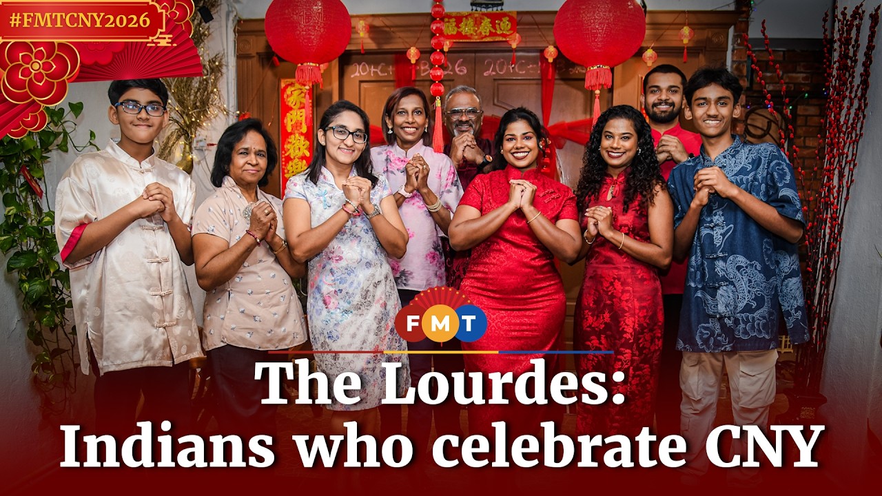 Meet the Lourdes family, Indians who celebrate CNY