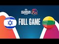 Israel v Lithuania | Full Basketball Game | FIBA U18 European Championship 2023 image
