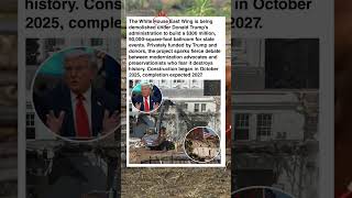 Trump's $300 Million Controversy: The Truth Behind Trump’s White House Rebuild 😱 #shorts