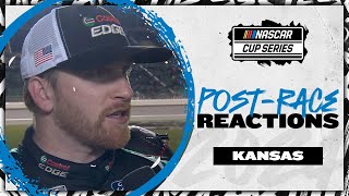 &#39;It hurts&#39;: Chris Buescher reacts to getting beat by 0.001 seconds at Kansas | NASCAR