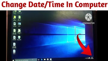 How to change date and time in windows 10 || Computer me Date and Time kaise set set karen 