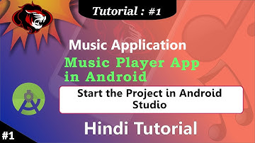 How to create Music Player App in Android with Java | Music Player App | Start the Project Part 1