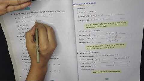 Dav Class-5 Unit -3 Worksheet-1 Multiples and Factors Mathematics Multiples