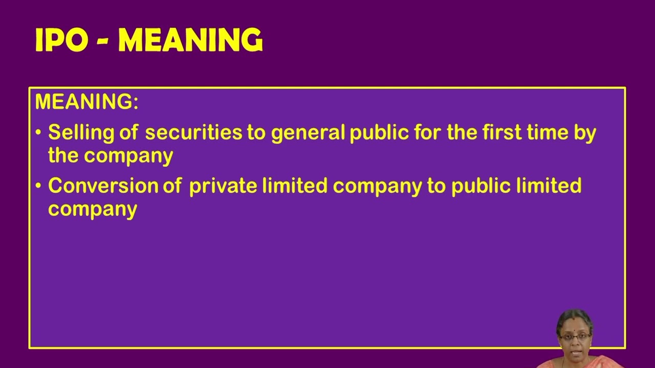 Initial Public Offering (IPO)