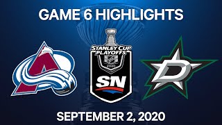 NHL Highlights | 2nd Round, Game 6: Avalanche Vs. Stars - Sept 2, 2020 NHL Highlights | 2nd Round, Game 6: Avalanche Vs. Stars - Sept 2, 2020