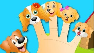 The Finger Family | Dog Finger Family Nursery Rhyme | Kids Animation Rhymes Songs