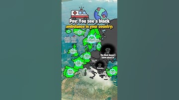 POV: You see a black ambulance in your country? | ItaliaMapping #fypシ゚viral #mapping #geography #map