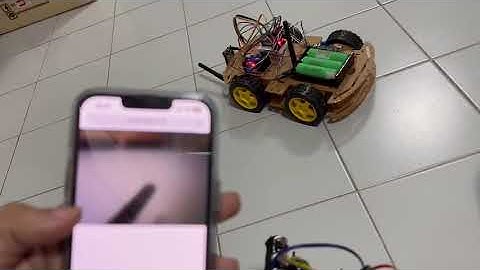 ถุงมือบังคับรถ และกล้องดูแบบเรียลไทม์ (Arduino Nano + Esp32)