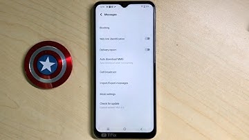 Contact settings and Messages on Vivo Y16 Android 12