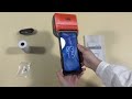 The GT81EZ Pro is a handheld Android 14 POS terminal with a built-in 80 mm thermal printer.