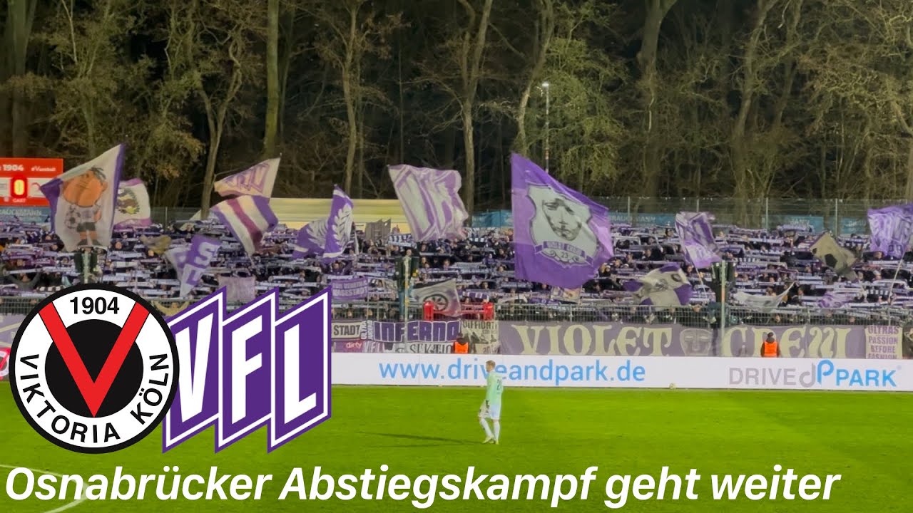 FC Viktoria Köln vs. VFL Osnabrück | lautstarke Gästefans sehen nächsten Tiefschlag im Abstiegskampf