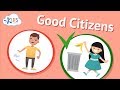 Good Citizenship & Social Skills for Kids | Being a Good Citizen | Kids Academy