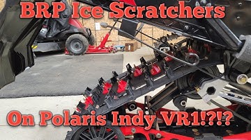 BRP Ice Scratcher Install on Polaris Indy VR1!?!