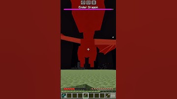 Killing ender dragon in one shot Minecraft bedrock