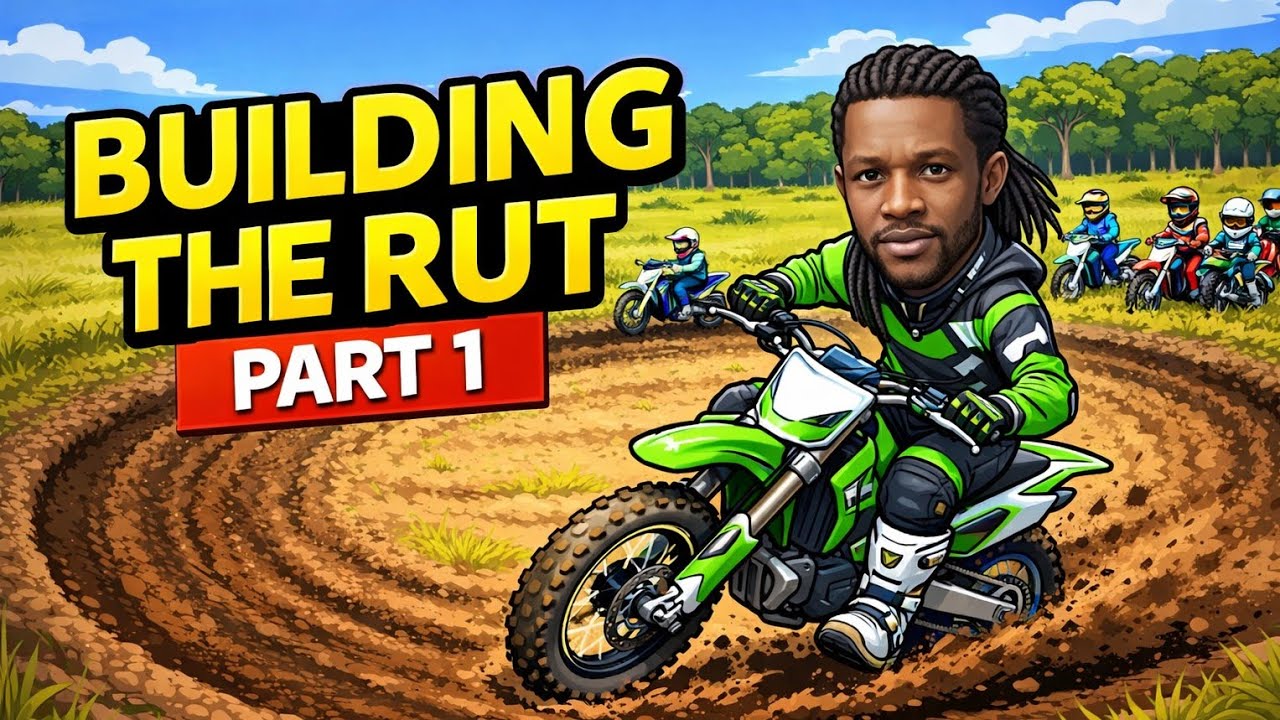 Carving a Rut Circle Track with the KX65 / Part 1