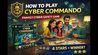 How to Play Cyber Commando Game | Family Cyber Safety Game (Full Guide)🎮 Complete Rules Explained