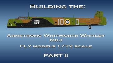 Building the AW Whitley  1/72 scale model - Part II
