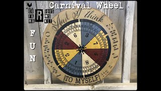 Carmens Curious Tutorial: Carnival Wheel