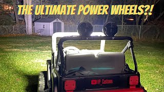 DIY!! POWER WHEELS MODS- 20V DRILL BATTERY UPGRADE AND MORE!!!