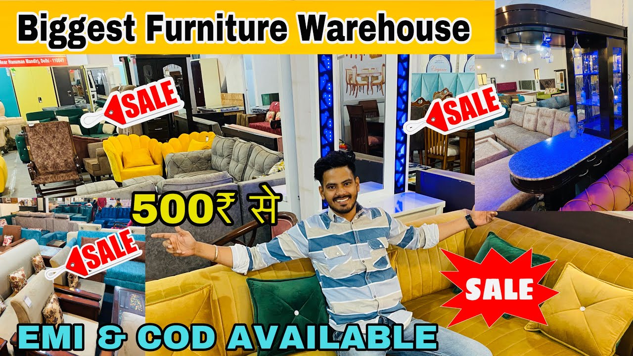 Cheapest Furniture Market In Delhi घर बैठे फर्नीचर मंगाए 1 पीस भी