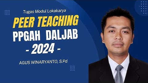 Peer Teaching PPGAH Daljab 2024 | Materi YAJNA | Model Pembelajaran Problem Based Learning (PBL)