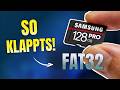SD-Karte auf FAT32 formatieren - auch 64GB, 128GB & mehr! (So geht’s)