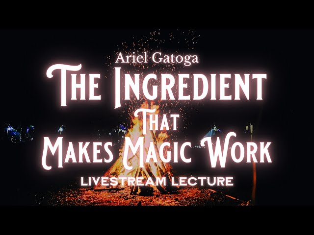 The Ingredient That Makes Magic Work | A free 18we...