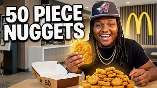 KayGLive Eats 50 McDonald's Chicken Nuggets in the MOST INSANE Challenge EVER!