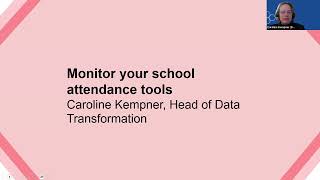 Information Improving attendance:How to use data to support and challenge school leaders DfE/GovernorHub webinar Update
