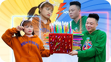 Hai Chị Em Tô Màu – Chị Nhắc Em Phải Gọn Gàng ❤ BIBI TV ❤