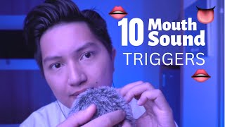 ASMR 10 Mouth Sound Triggers in 1 Hour 👄 Tingly Mouth Sound Assortment