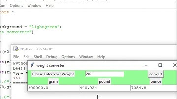Weight Converter in Python using Tkinter || MR.ProgHammer