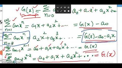 #Module 4#Part 7 lecture# #Generating Function #