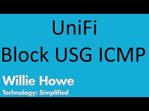 UniFi USG Block ICMP (PING)