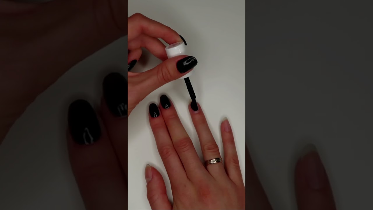 Do you like black nail polish as much as I do? 