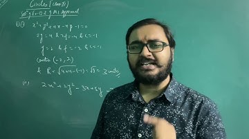 General Equation of Circle | ML Aggarwal Exercise 12.2 Solutions | Class 11 Chapter-12 | LearnDude