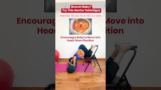 Breech Baby? Gentle Pregnancy Technique for Better Positioning Support#ytshorts#momtobe#shorts#viral