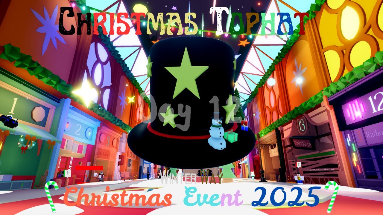 Christmas Tophat (Day 12) - Winter Way [Christmas Event 2025] || Create a Cart Ride!
